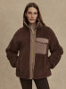 detail Dámská bunda Varley Lowell Sherpa Jacket