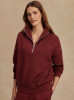 detail Dámský svetr Varley Hawley Half Zip Sweat