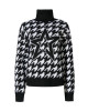 detail Dámský svetr Perfect Moment chunky houndstooth sweater