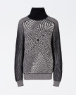 nahlad Dámský svetr Perfect Moment wavy star roll neck sweater