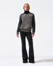 nahlad Dámský svetr Perfect Moment wavy star roll neck sweater