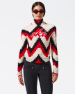 nahlad Dámský svetr Perfect Moment chevron roll neck sweater