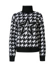 nahlad Dámský svetr Perfect Moment chunky houndstooth sweater