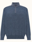 nahlad Pánský svetr PAUL & SHARK MEN'S KNITTED WOOL ZIPPED SWEATER