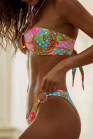 nahlad Dámské plavky Luli Fama RING DRAWSTRING BANDEAU TOP