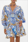 nahlad Dámské šaty Camilla BUTTON FRONT FRILL DRESS