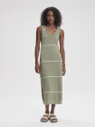 nahlad Dámské šaty Varley Scott Scoop Neck Midi Dress