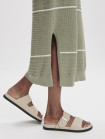 nahlad Dámské šaty Varley Scott Scoop Neck Midi Dress