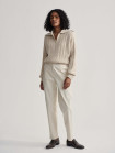nahlad Dámský svetr Varley Camello Relaxed Cable Half Zip