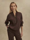 nahlad Dámský svetr Varley Sally Half Zip Sweat