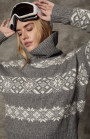 nahlad Dámský svetr Alp N Rock Heidi Mock Neck Sweater