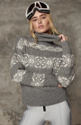 nahlad Dámský svetr Alp N Rock Heidi Mock Neck Sweater