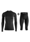 nahlad Dámské termoprádlo Iron-ic Dámský thermo set - triko s dlouhým rukávem a 3/4 lyžařské kalhoty