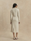 nahlad Dámské šaty Varley Bree Half Zip Midi Dress