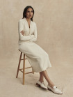 nahlad Dámské šaty Varley Bree Half Zip Midi Dress