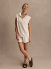 nahlad Dámské tílko Varley Magnolia Half Zip Tank 2.0