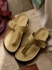 nahlad Dámské PANTOFLE Varley Aisne Toe Post Sandal Suede