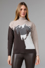 nahlad Dámský svetr Alp N Rock Portia Mock Neck Sweater