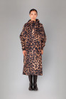 nahlad Unisex pláštěnka Rainkiss Dark Leopard - Rain Poncho