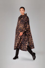 nahlad Unisex pláštěnka Rainkiss Dark Leopard - Rain Poncho