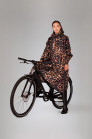 nahlad Unisex pláštěnka Rainkiss Dark Leopard - Rain Poncho
