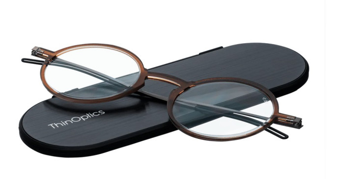 detail ThinOptics Brýle Manhattan + pouzdro Milano