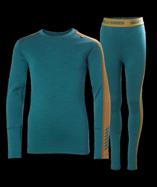 detail Dětské termoprádlo Helly Hansen JR LIFA MERINO MIDWEIGHT SET