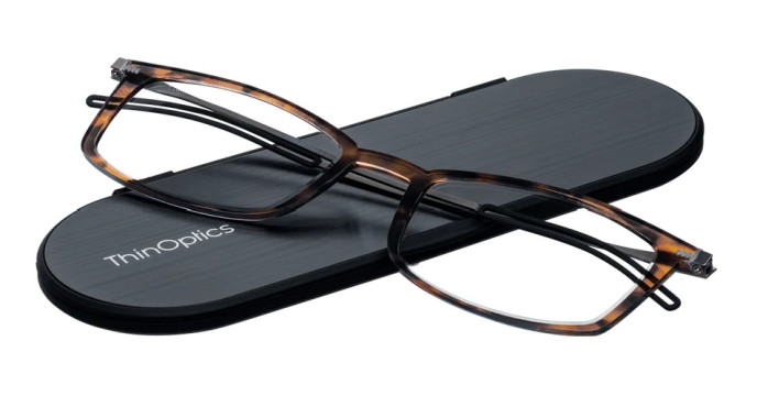 detail ThinOptics Brýle Brooklyn + pouzdro Milano