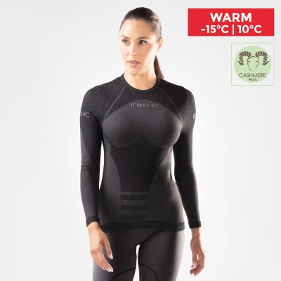 Dámské termoprádlo Iron-ic Dámské thermo kašmír triko s dlouhým rukávem