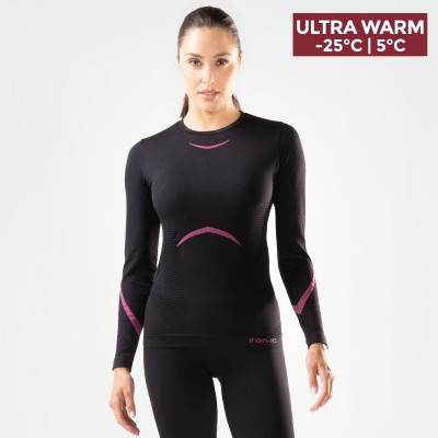 detail Dámské termoprádlo Iron-ic Dámské ultra teplé termo triko s dlouhým rukávem