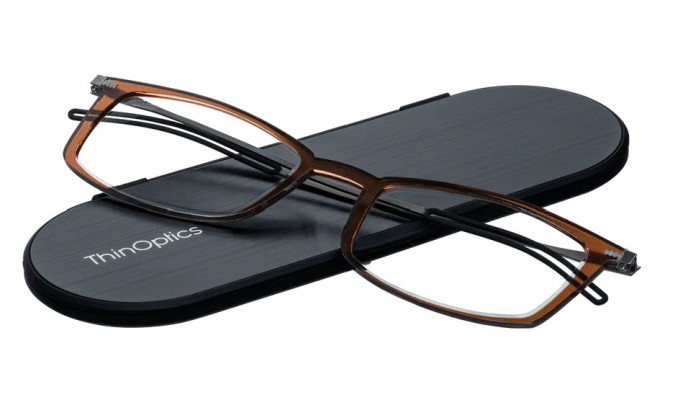 detail ThinOptics Brýle Brooklyn + pouzdro Milano