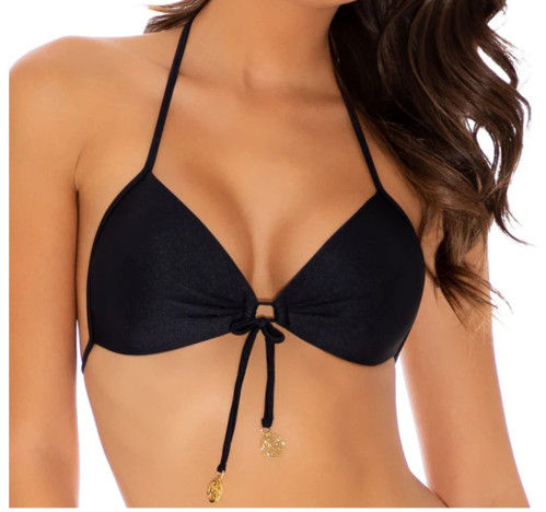 Dámské plavky Luli Fama MOLDED PUSH UP BANDEAU HALTER TOP