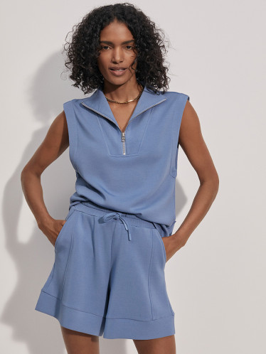 Dámské tílko Varley Magnolia Half Zip Tank