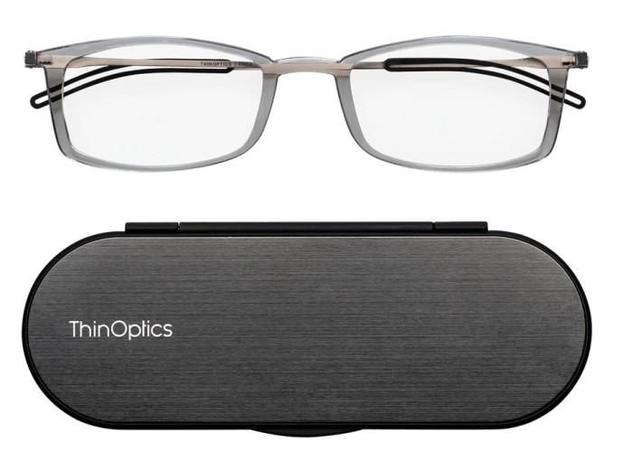 detail ThinOptics Brýle Brooklyn + pouzdro Milano