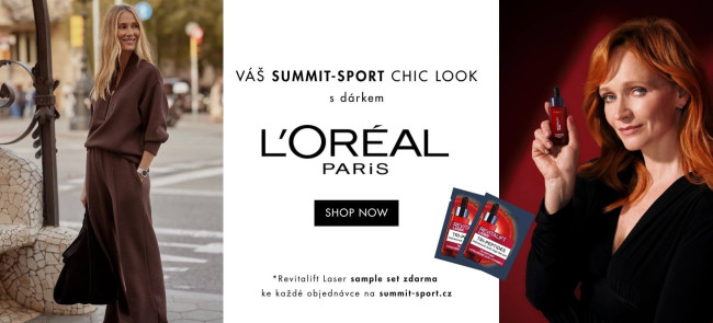 Inspirujte se: SUMMIT‑SPORT chic look s L’Oréal Paris!