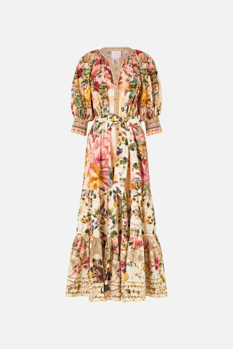 Dámské šaty Camilla TIERED SHIRT DRESS WITH SHORT SLEEVE