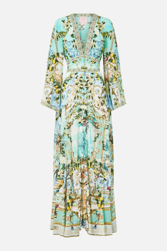 Dámské ŠATY Camilla KIMONO SLEEVE DRESS WITH SHIRRING DETAIL