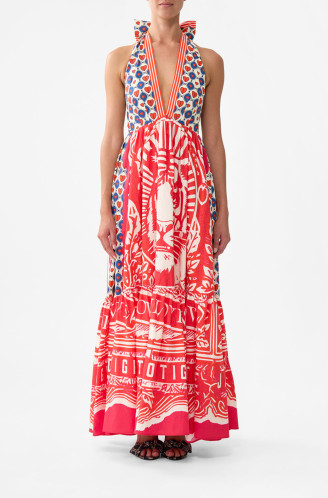 Dámské šaty Camilla RUFFLE HEM HALTER DRESS