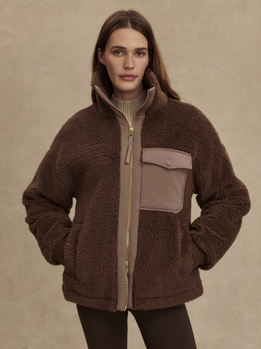 Dámská bunda Varley Lowell Sherpa Jacket