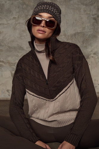 Dámský svetr Alp N Rock Jordan 1/2 Zip Sweater