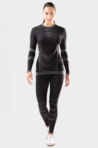 Dámské termoprádlo Iron-ic Dámské 70% Merino dlouhé legíny
