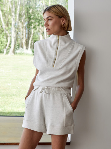 Dámské tílko Varley Magnolia Half Zip Tank 2.0