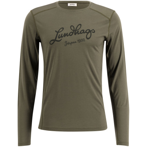 Pánské tričko Lundhags Fulu Merino Longsleeve T-Shirt M