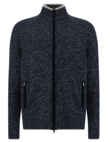 Pánský svetr PAUL & SHARK MEN'S KNITTED CASHMERE WOOL ZIPPED SWEATER