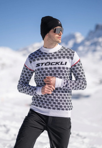 Unisex svetr Stöckli Pullover Swiss Made Snowflake