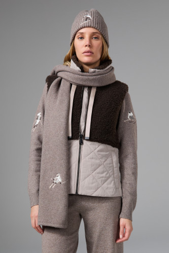 Uni ŠÁLY Alp N Rock Embroidered Skier Scarf