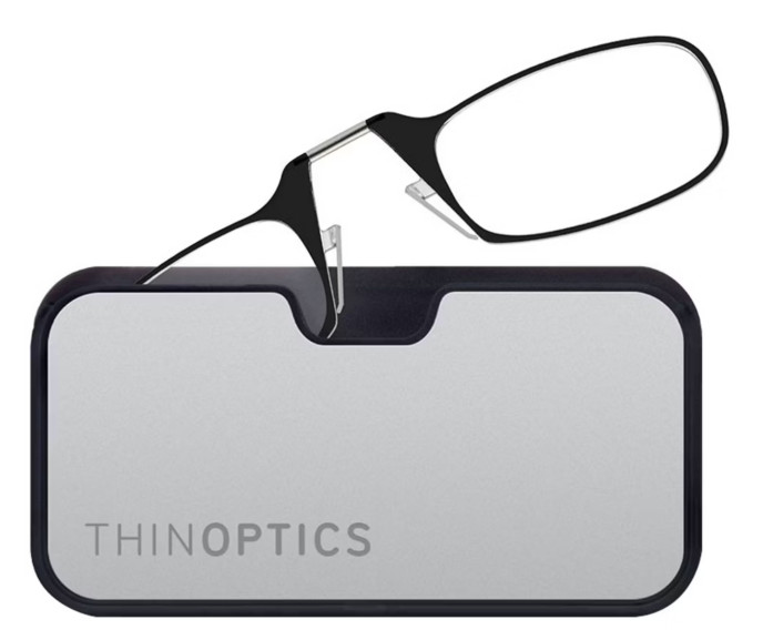 detail ThinOptics Cvikr na čtení + kovové pouzdro