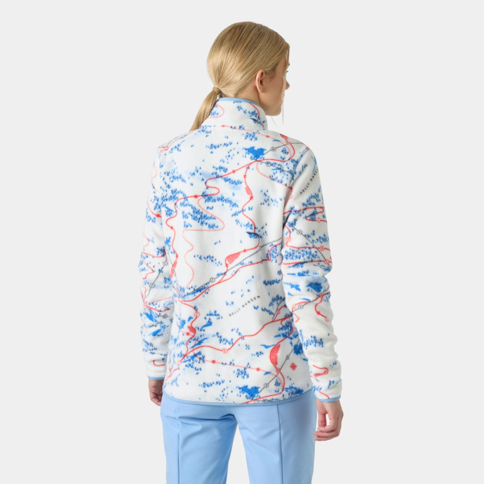 detail Dámská mikina Helly Hansen W MARIDALEN PRINTED FLEECE
