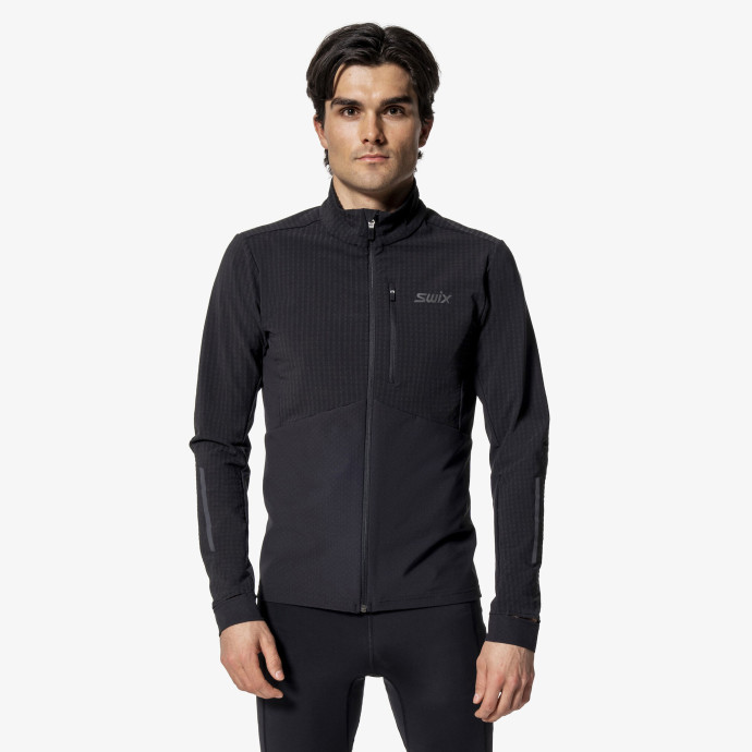 detail Pánská mikina Swix Mikina na zip Pace Hybrid
