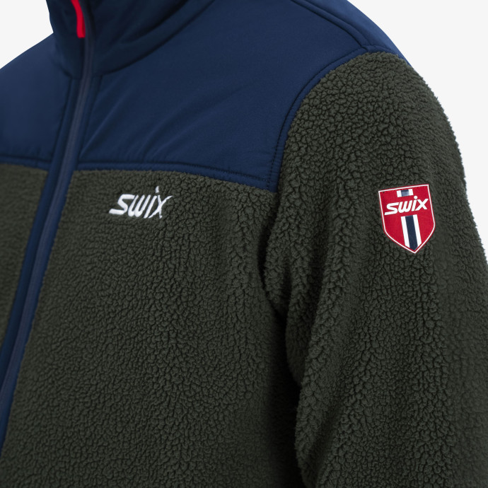 detail Pánská mikina Swix Mikina na zip Blizzard